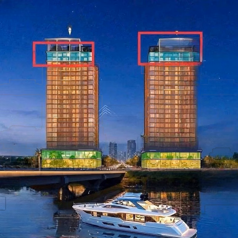 Penthouse S-Light Tower Da Nang 4.5 billion Han River view, fireworks, long-term ownership
