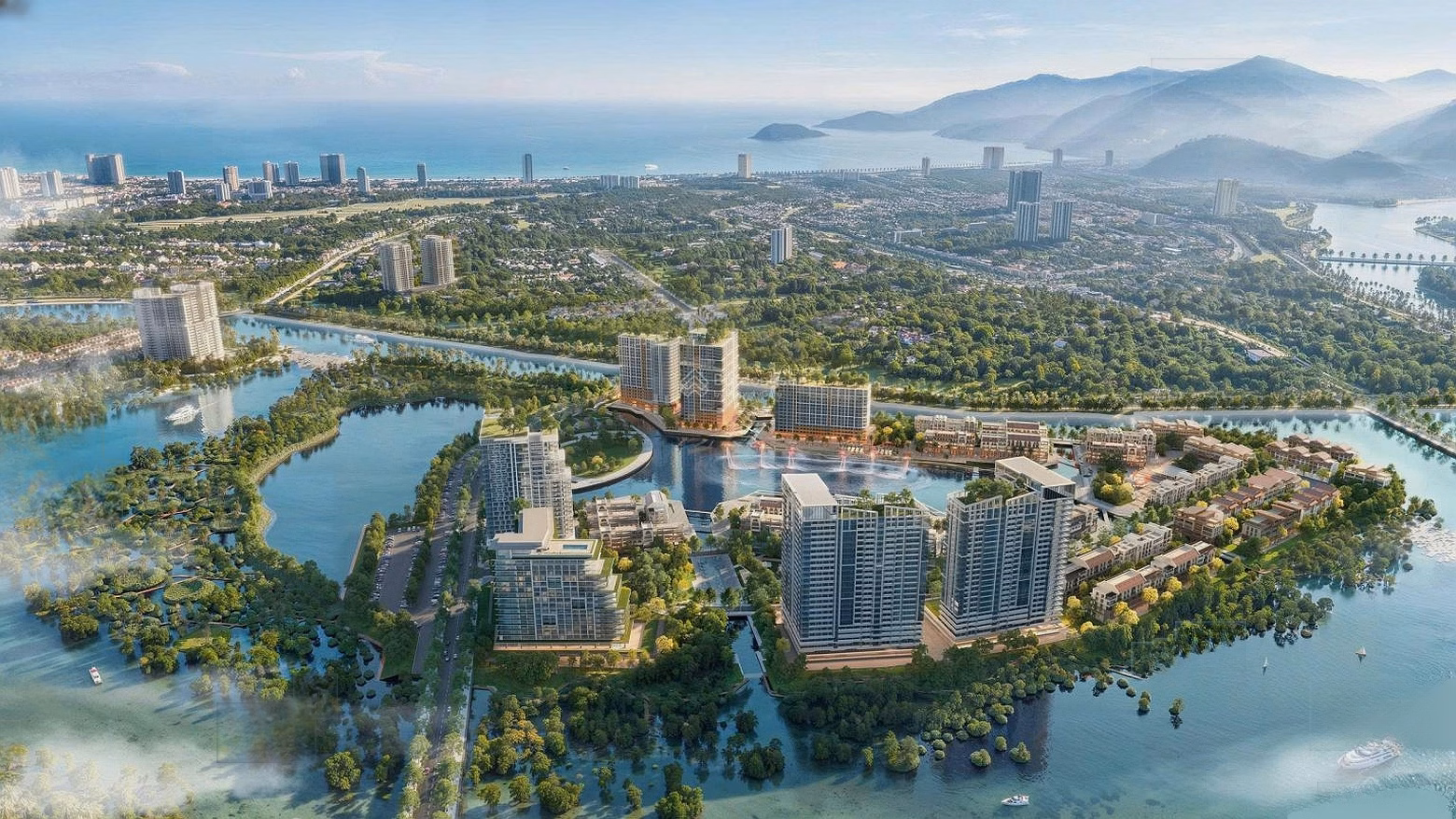 Selling 1 bedroom apartment with fireworks view - The Fest 2 Island - Charmora City Nha Trang