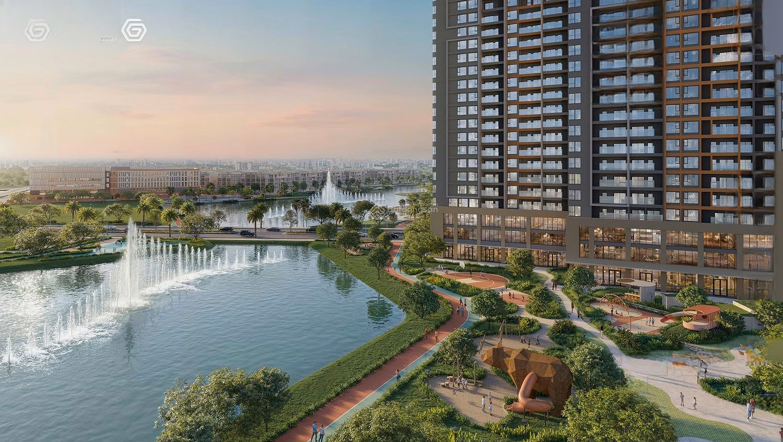 Outstanding sale of Miss The Global City apartment - 3 bedrooms with gable end, direct view of water music - Investor price