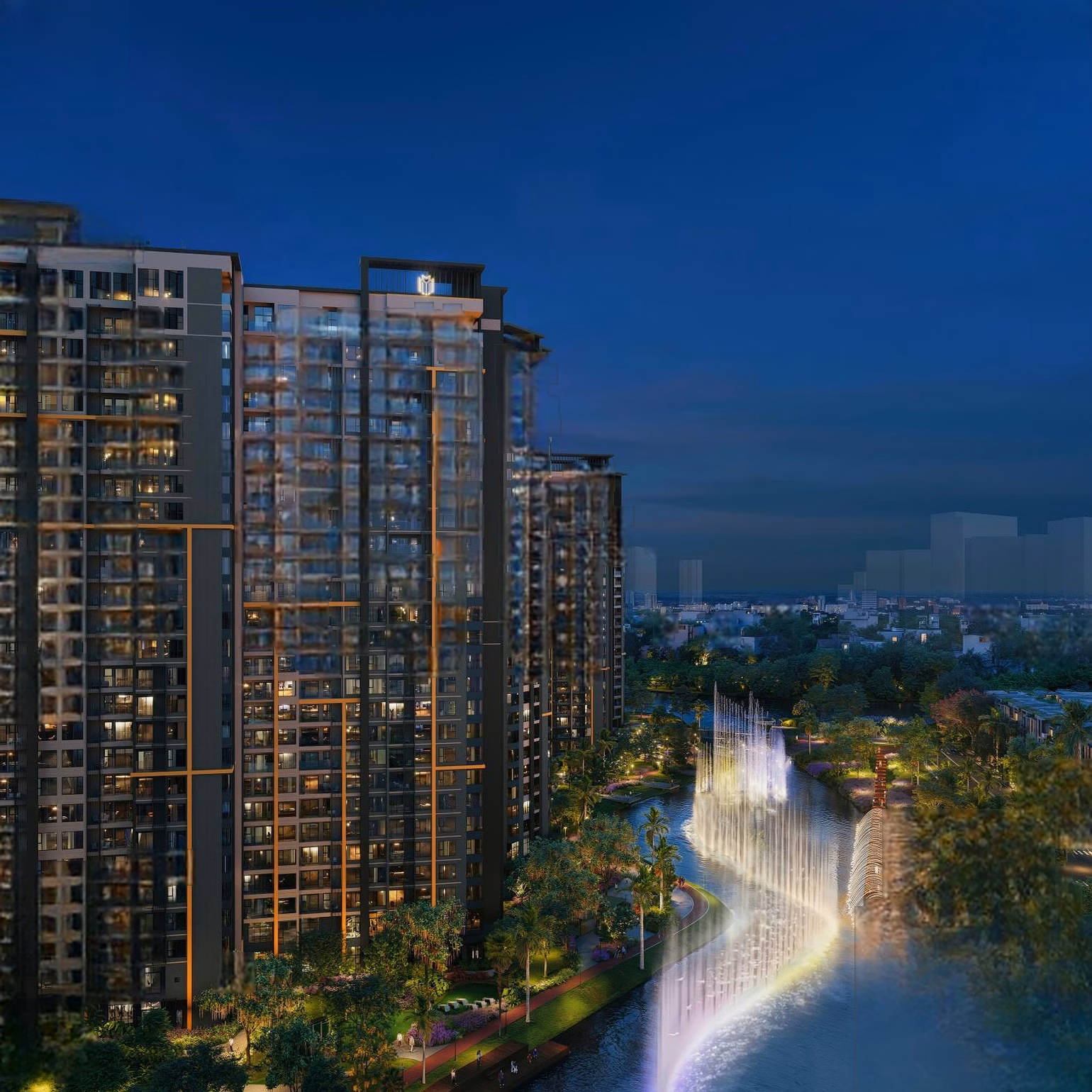 Outstanding sale of Miss The Global City apartment - 3 bedrooms with gable end, direct view of water music - Investor price