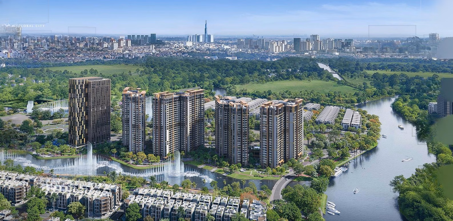Outstanding sale of Miss The Global City apartment - 3 bedrooms with gable end, direct view of water music - Investor price