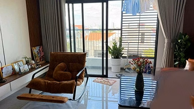 The owner cut a loss of 400 million and quickly sold the 2-bedroom apartment CCU01 - HUD Phuoc Long, 68m2, full new furniture, price 3.35 billion TL