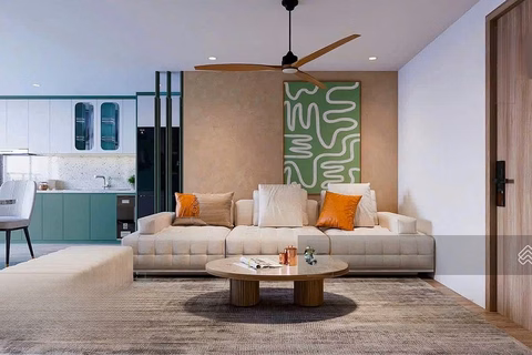 2-bedroom apartment for rent CCU01 Phuoc Long - Only 13 million/month * Area: 68.27m * Function: 2 Bedrooms