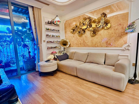 Park Hill Premium 3 bedrooms for rent, fully furnished, 23 million/month, 2 long balconies facing south, Times City urban area