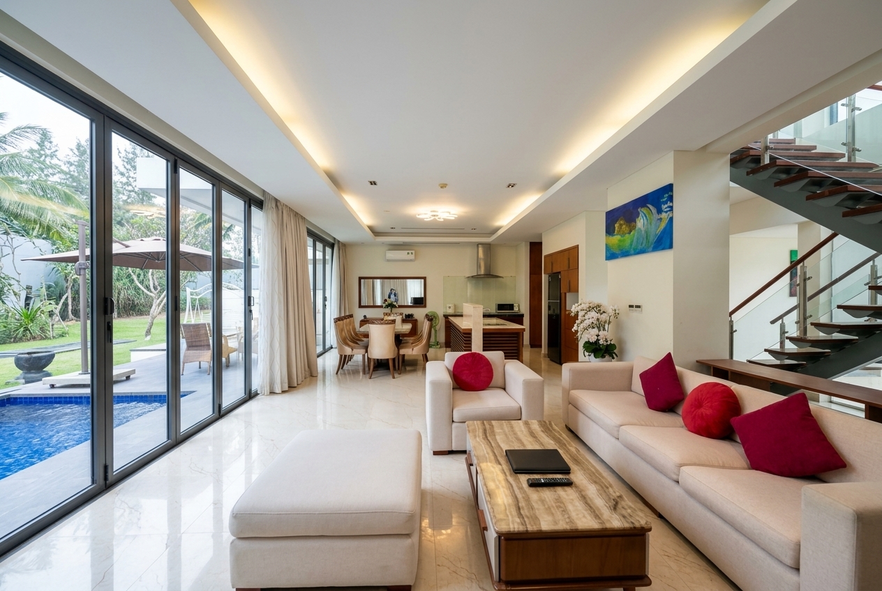 4 Bedroom Villa at The Ocean Villas Da Nang — Private Pool & 600m² Garden