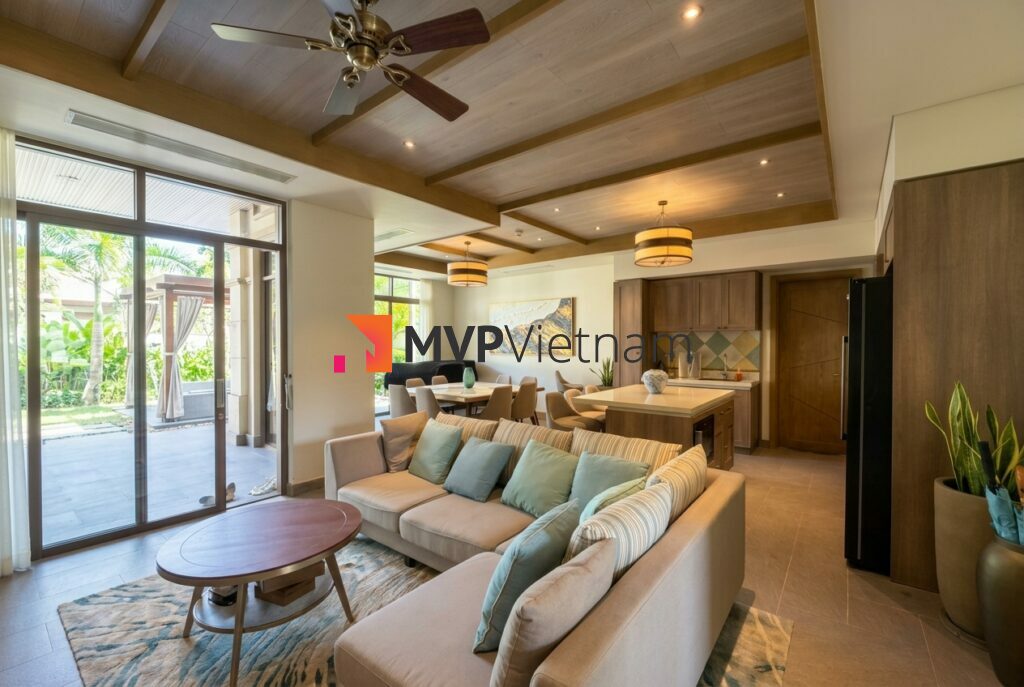3 Bedroom Villa at Fusion Resort & Spa Da Nang – Pool, Garden & Beach Access