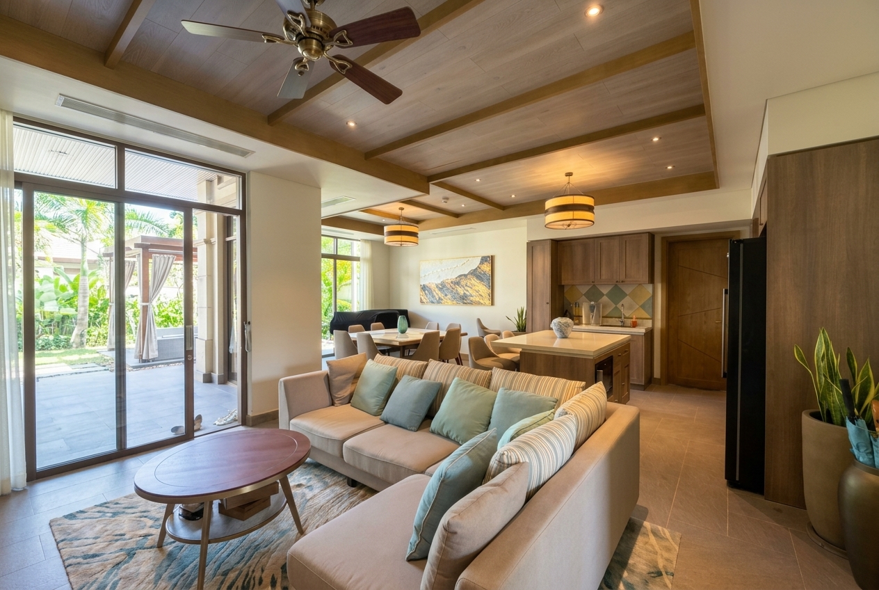 3 Bedroom Villa at Fusion Resort & Spa Da Nang – Pool, Garden & Beach Access