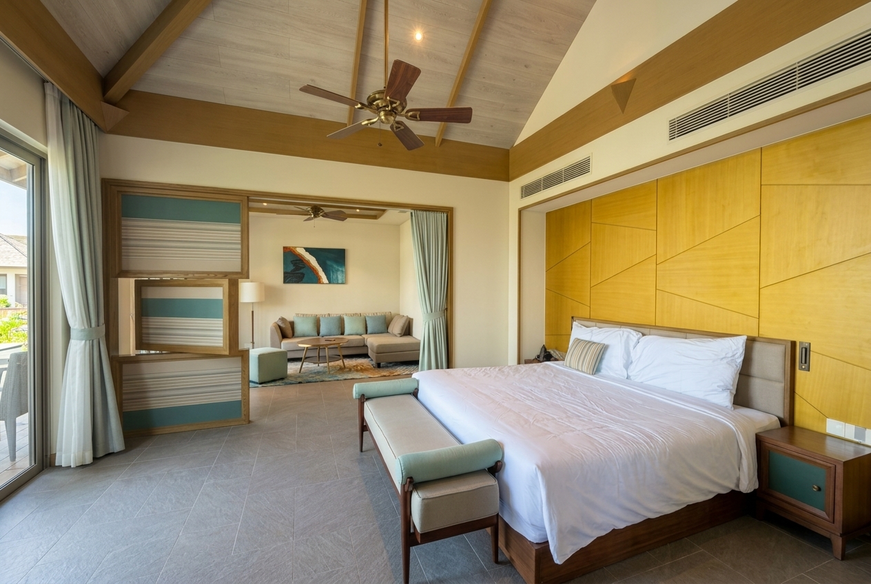 3 Bedroom Villa at Fusion Resort & Spa Da Nang – Pool, Garden & Beach Access