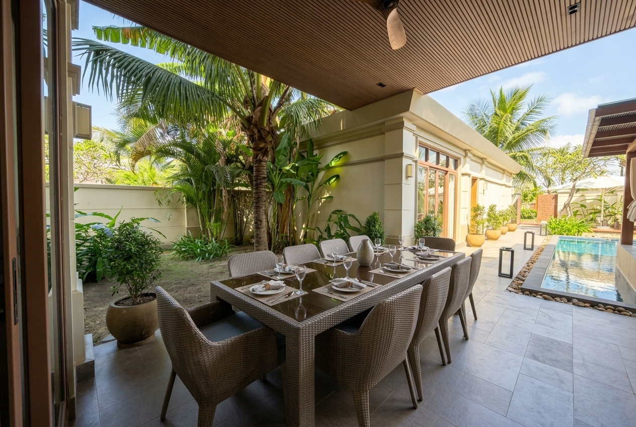3 Bedroom Villa at Fusion Resort & Spa Da Nang – Pool, Garden & Beach Access