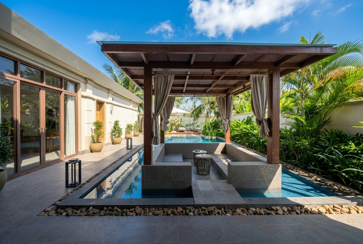 3 Bedroom Villa at Fusion Resort & Spa Da Nang – Pool, Garden & Beach Access