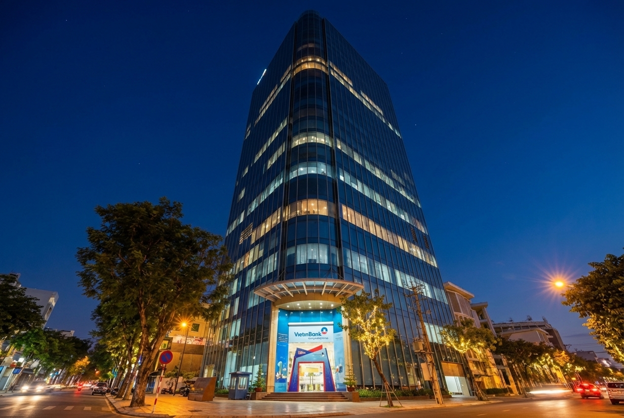 Vietinbank Building – Large Office Space for Lease in Hai Chau, Da Nang