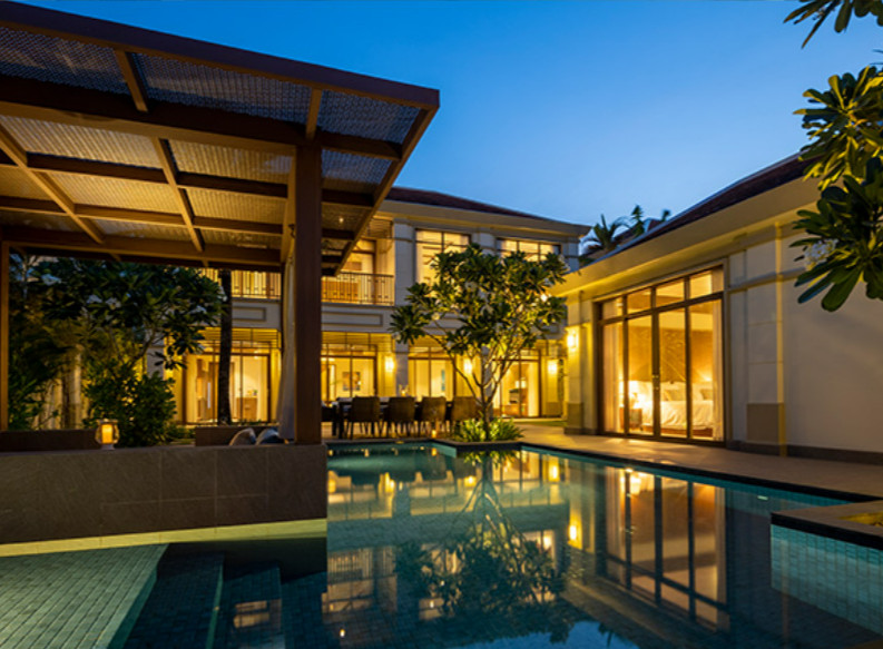 Luxurious Fusion Resort 4 bedrooms Pool Villa for rent, Da Nang