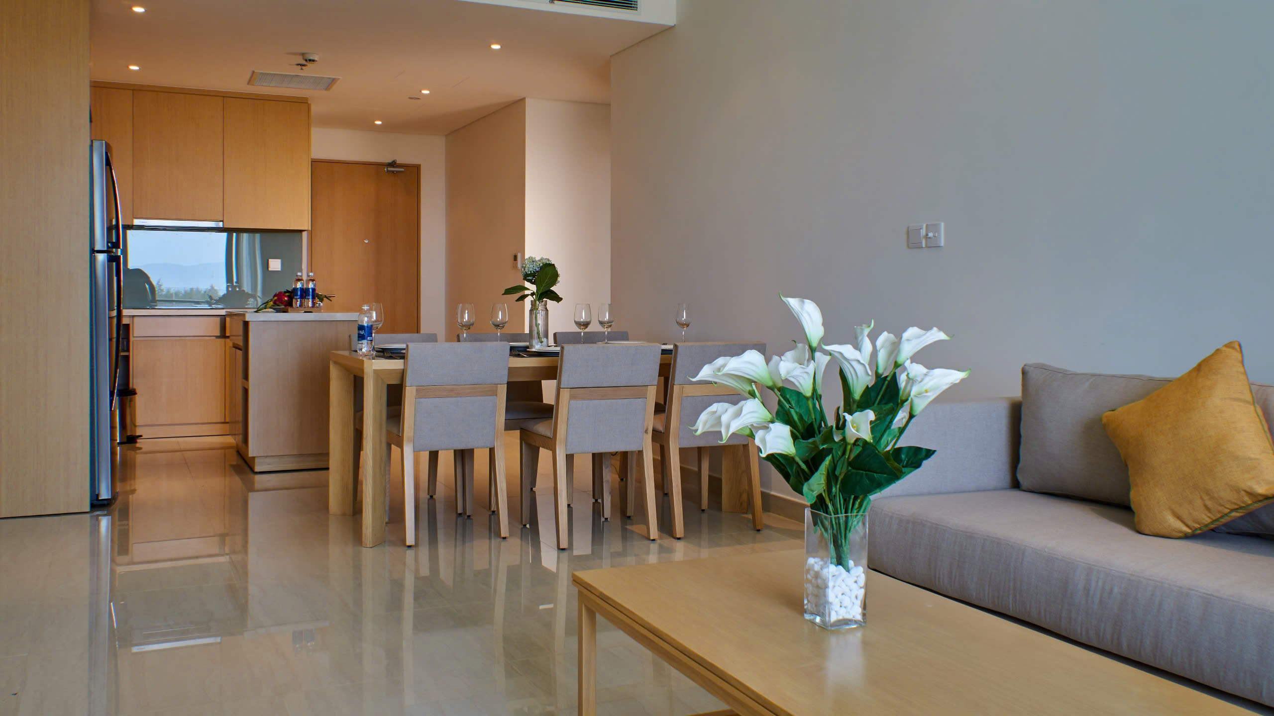 Stunning 2 Bedrooms Corner Apartment For Rent In Ocean Suite, Da Nang