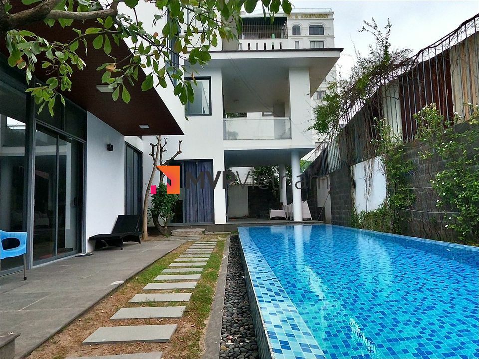 Stunning 6 Bedrooms Pool Villa Near My Khe Beach for rent, Da Nang