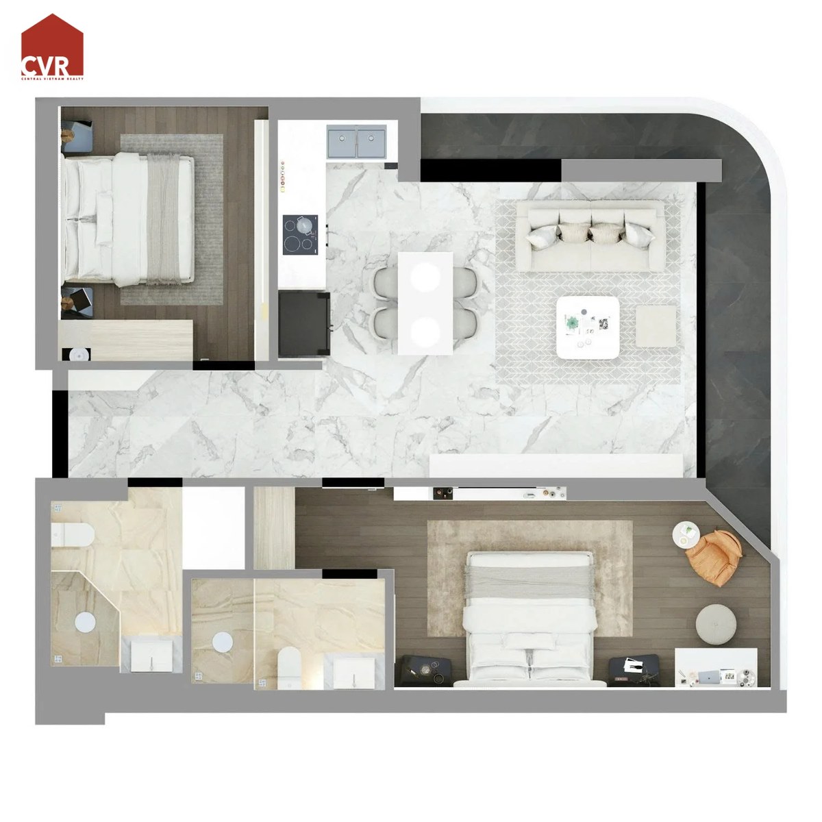 2 Bedroom Apartment for Sale in Son Tra, Da Nang