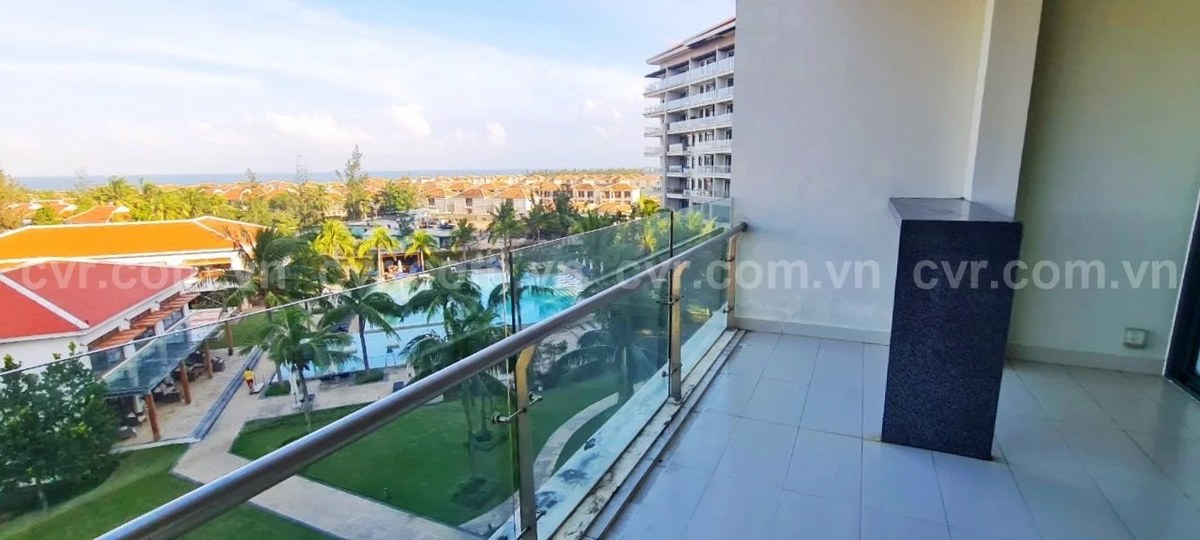 The 2 bedroom 2 bathroom apartment at Ocean Suites For Rent in the Five start Resort Da Nang It has