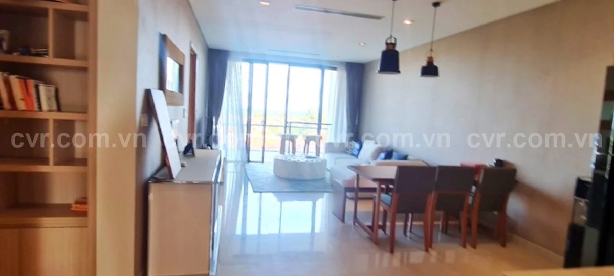 The 2 bedroom 2 bathroom apartment at Ocean Suites For Rent in the Five start Resort Da Nang It has