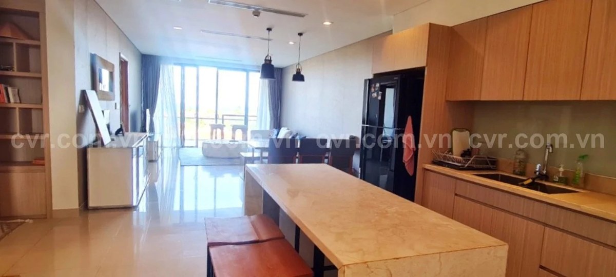 The 2 bedroom 2 bathroom apartment at Ocean Suites For Rent in the Five start Resort Da Nang It has