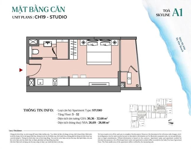 1 Bedroom Apartment for Sale in Son Tra, Da Nang