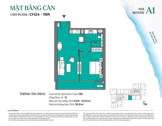 1 Bedroom Apartment for Sale in Son Tra, Da Nang