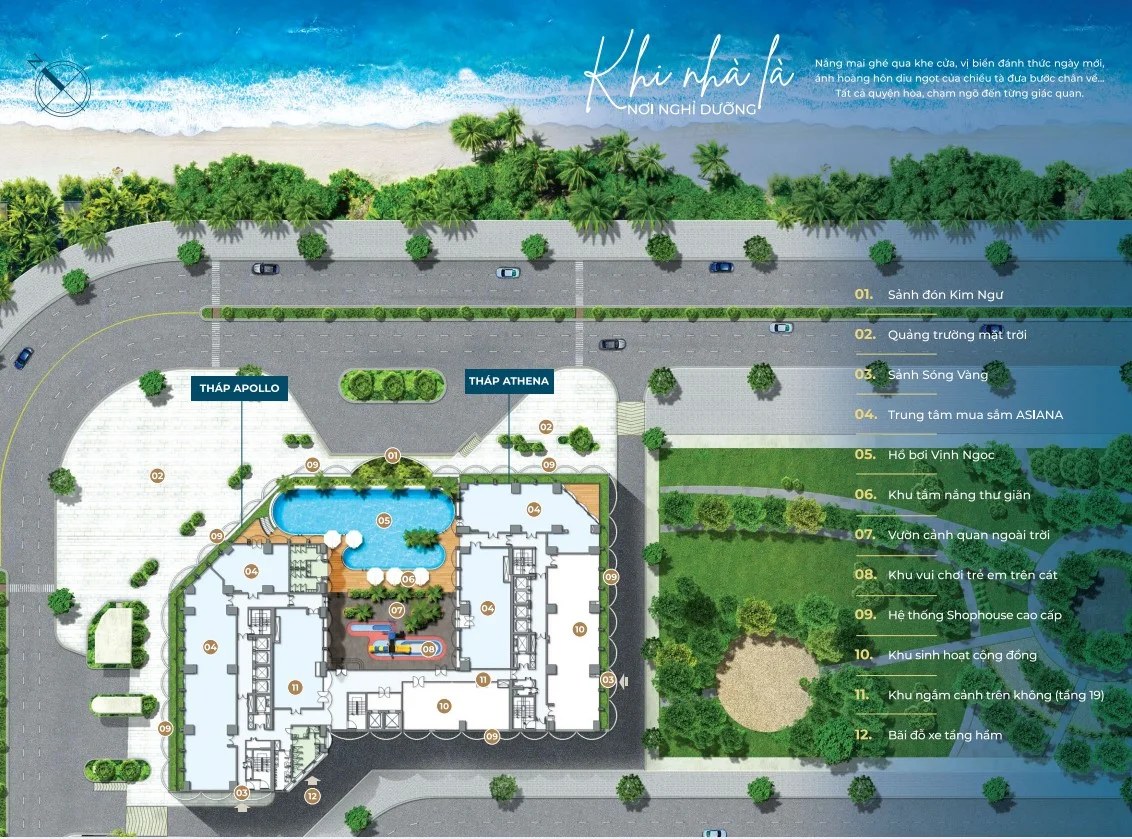 Three Bedroom Apartment for sale in Nam O Discovery project. There are 21 3bdr dual key units in the