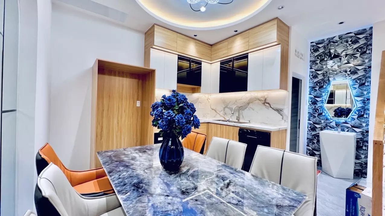 beautiful house nguyen phuc chu, tan binh - 50m2 - 4 floors new construction, 7.x vnd