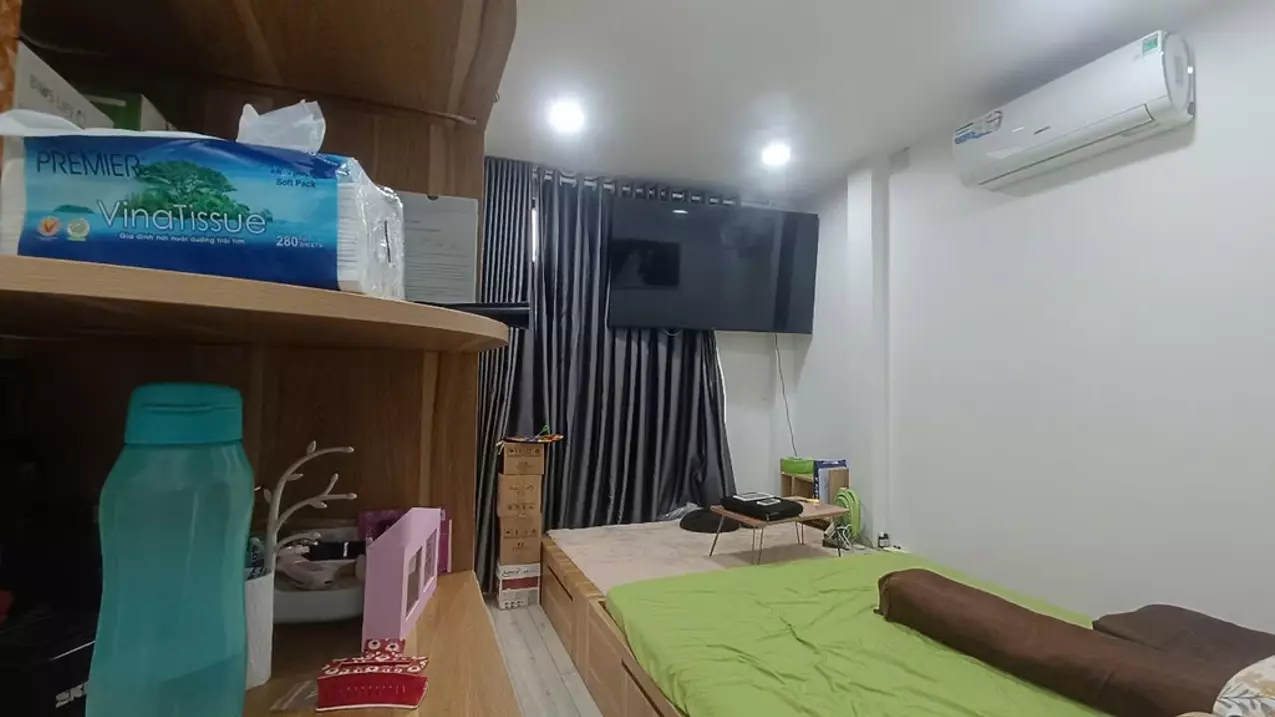 sale beautiful house in tun thien vuong social society [ward 12, district 8] area: 26m2 (4.2x 5m), 2t, 2wc, only 3.2 billion