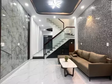 sale of house with 1 ground floor and 2 floors, 54m2, 4 bedrooms - 3 bathrooms, completed red book, price 4 billion 8 tl, contact:  meet tam (zalo)