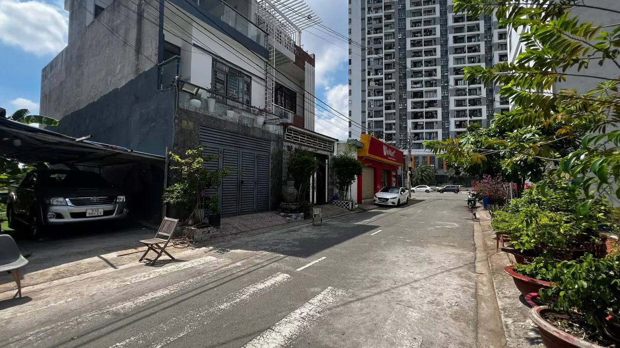 selling residential land with pink book, warehouse available in district 9, 104m2, width 6.3m