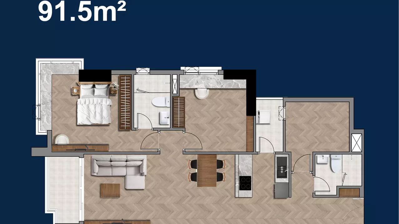 tera luxury nam sg standard apartment priced at 3.8 billion/unit with 2% discount
