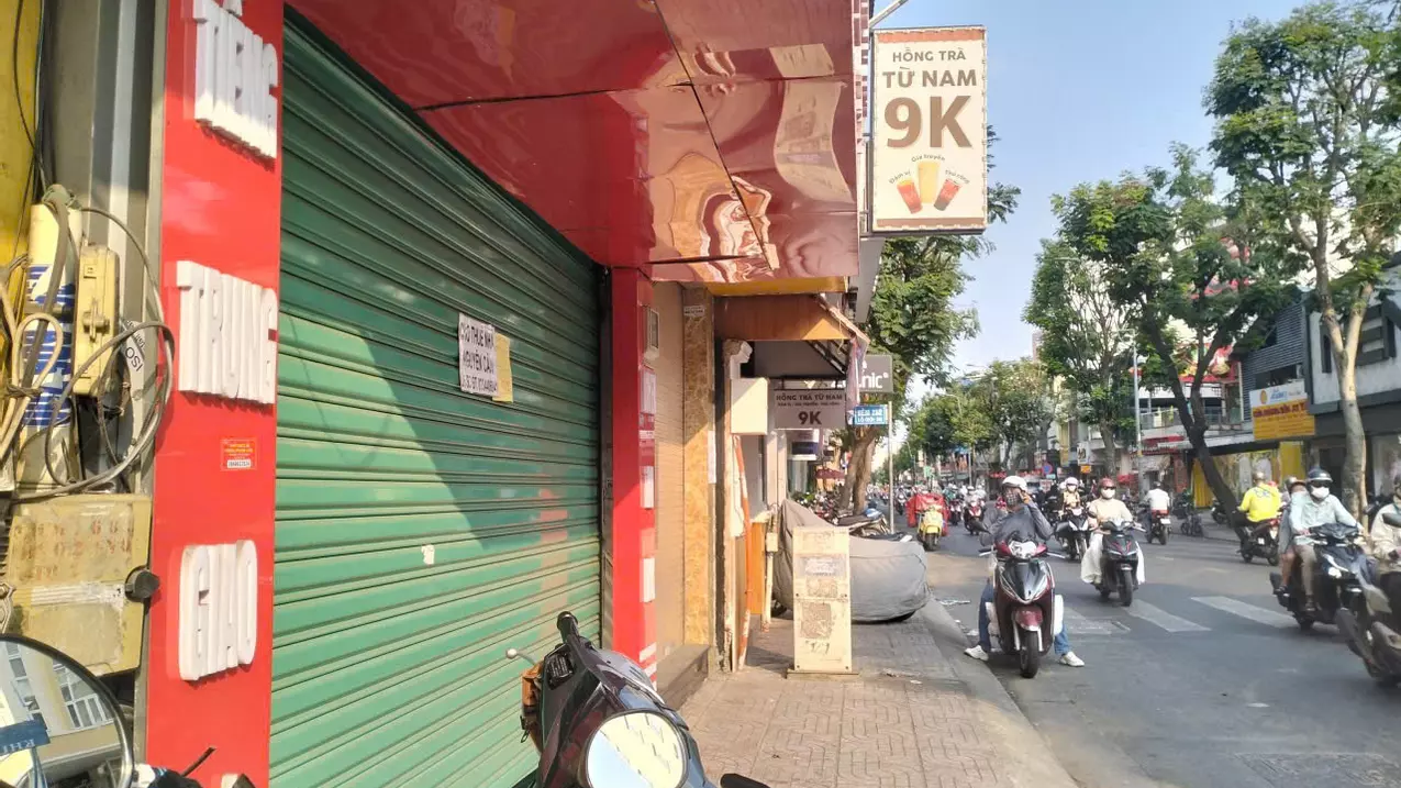 sale of hai ba trung street, district 3, opposite le van tam park, area: 4.5x24m, 3-storey ground construction, price 70 billion