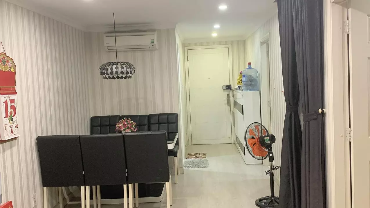 selling ehome3 apartment 64m2, 2 bedrooms balcony view vo van kiet contact 