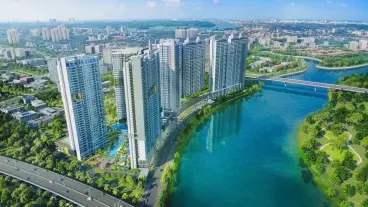 4 bedroom duplex apartment for sale at the infiniti project district 7, direct river view.