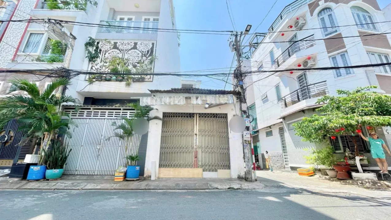 corner apartment with 2 frontages in alley 8m le thuc hoach city 4x19m2 c4 price only 6.5 billion