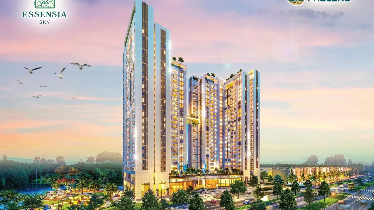essensia sky 2 bedroom apartment for sale, good price, high floor, corner apartment, beautiful view, price only 6 billion 780, not including kpbt