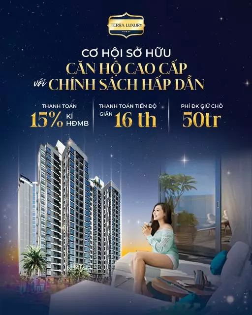 for only 3.8 billion, own terra luxury 3 bedroom apartment with river view and landmark 81