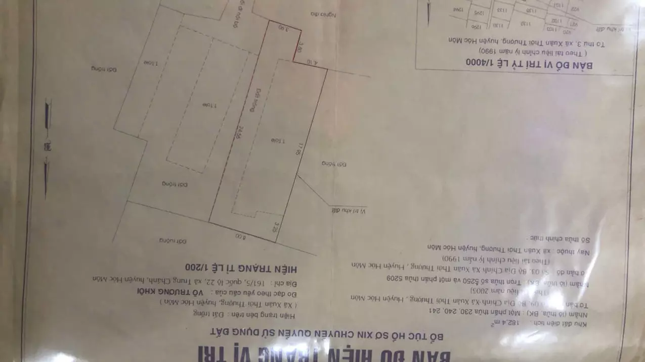 house for sale 60m², 3 bedrooms, with attic - near market, 500m school, red book