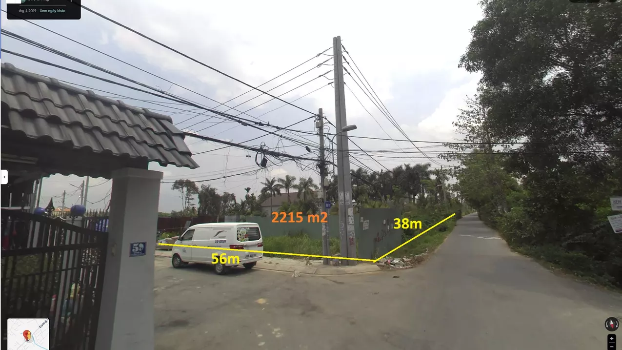 land for sale on street 8, truong thanh ward, district 9 (now thu duc district), city. hcm, 2215m2, area 38m, box