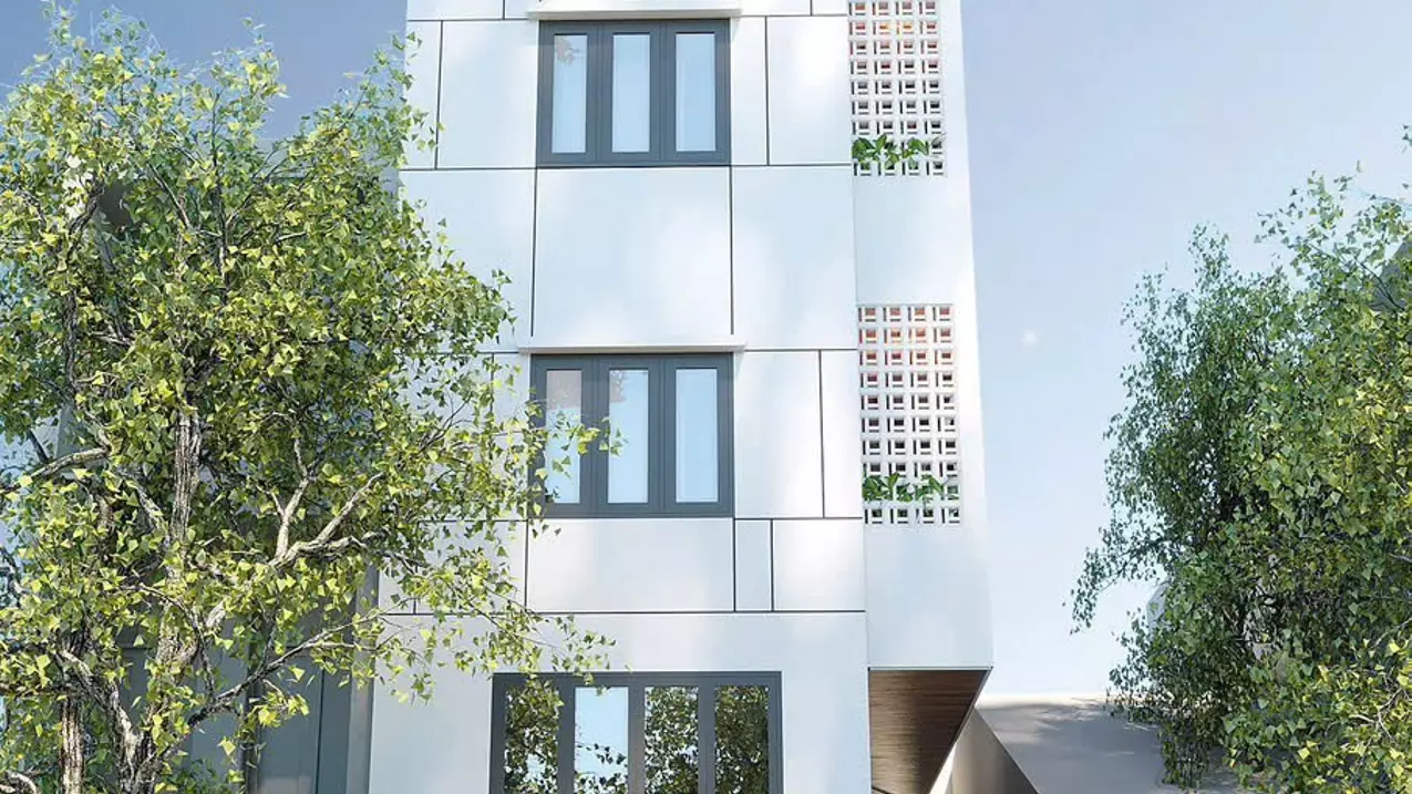 selling 16-bedroom chdv building right on cmt8 tan binh street, hdt 85 million/month