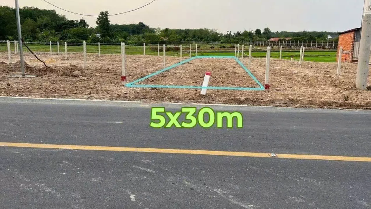 selling 4 lots of residential land fronting provincial road 7, an nhon tay commune, area 150m2, price 1.98 billion 1 lot