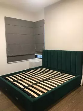 corner apartment for sale, 68m2, 2 bedrooms, fully furnished, cool interior view, price only 2 billion 650, pink book available, contact:  meet tam (zalo)
