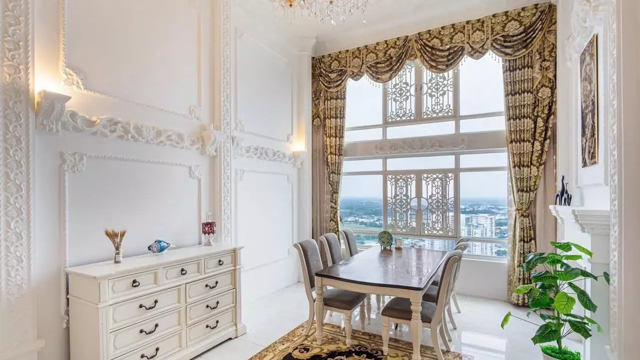 duplex apartment for sale - 230m2 - nguyen huu tho - nha be - complete furniture free