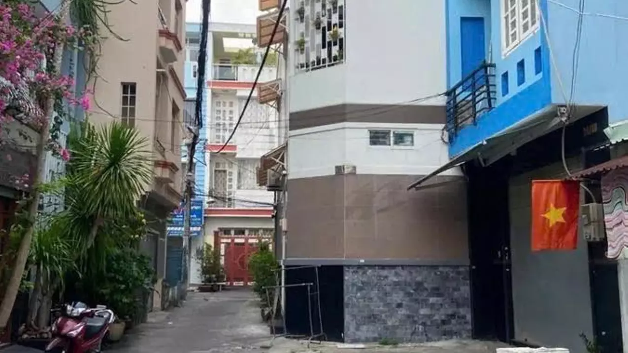 for sale beautiful house with parking nice at cong tuong, tan phu, 4 floors, 56m2, private pink book, only 7 billion