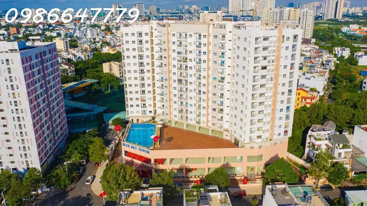 blue sky tower apartment for sale, 2.2 billion, 2 bedrooms, 2 bathrooms in binh trung dong, district 2, ho chi minh city