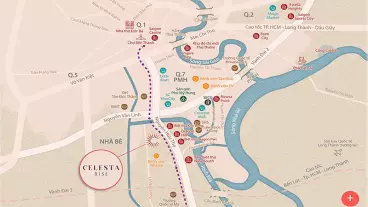 celesta rise kepple land podium apartment for sale, frontage on nguyen huu tho nha be