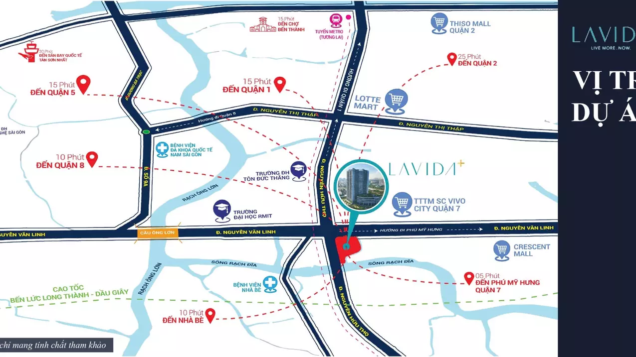 lavida plus apartment for sale in front of nguyen van linh street, district 7, next to metro station and phu my hung urban area