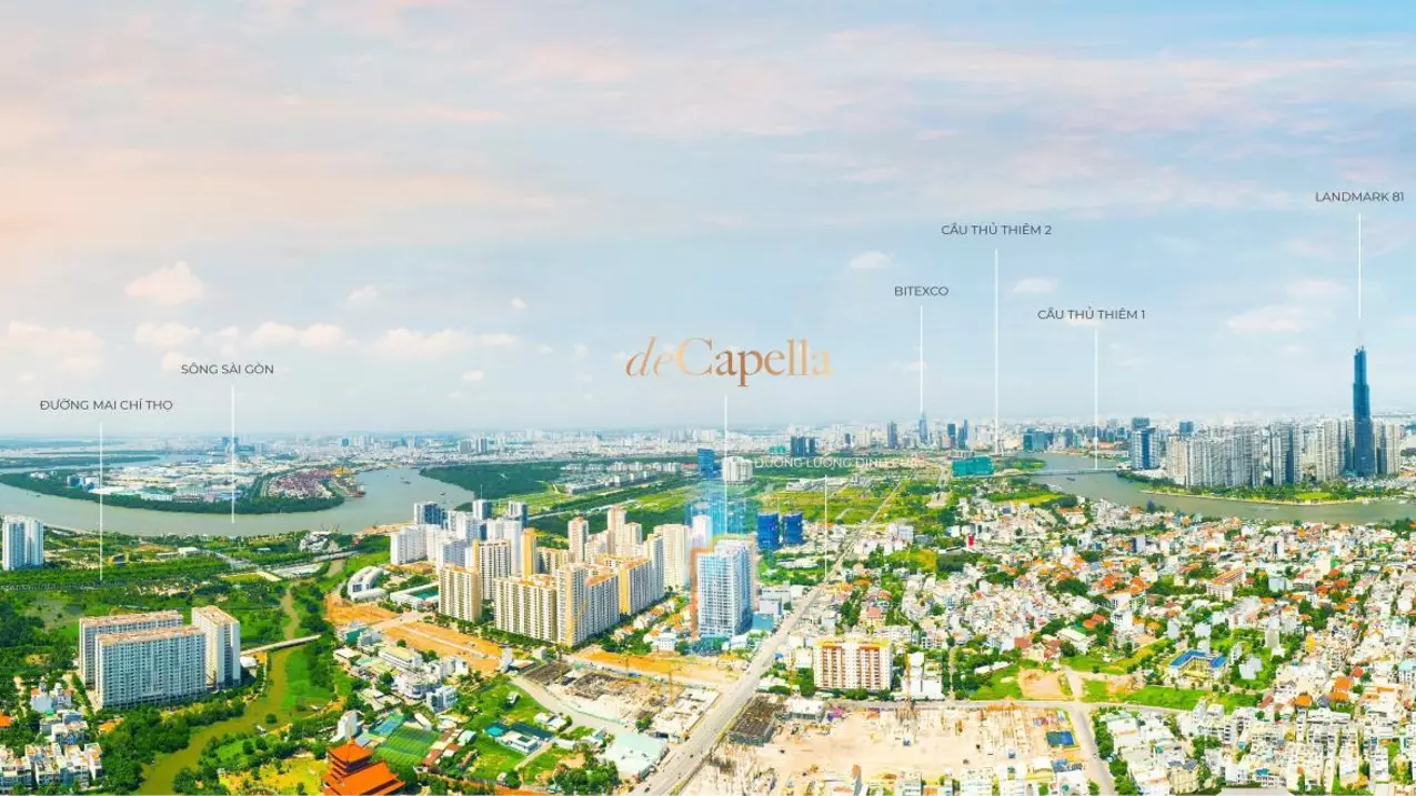 selling apartment de capella q2, 76m2, 2 bedrooms, 12th floor, beautiful view, red book handed over, price only 7.6 billion - opportunity