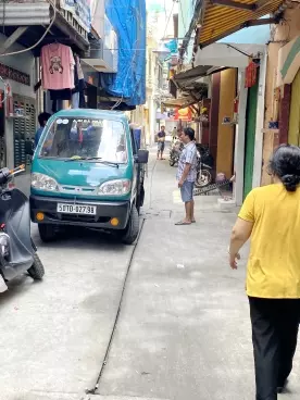 selling chdv 4 floors 4x22m car alley on au duong lan street, ward 3, district 8