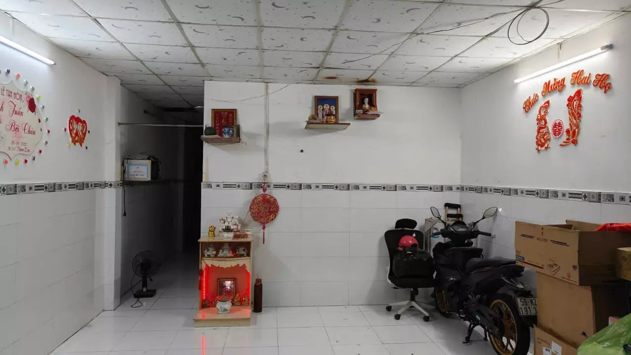 binh tan, business front, 3-storey house, 135m, price.