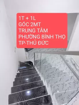 for only over 5ty, have a 1t+1l house right in the bac ninh binh tho - thu duc market.